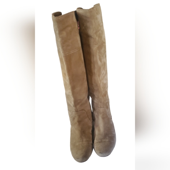 Coach Light Tan Suede Over The Knee Boot size 7 - Picture 6 of 7